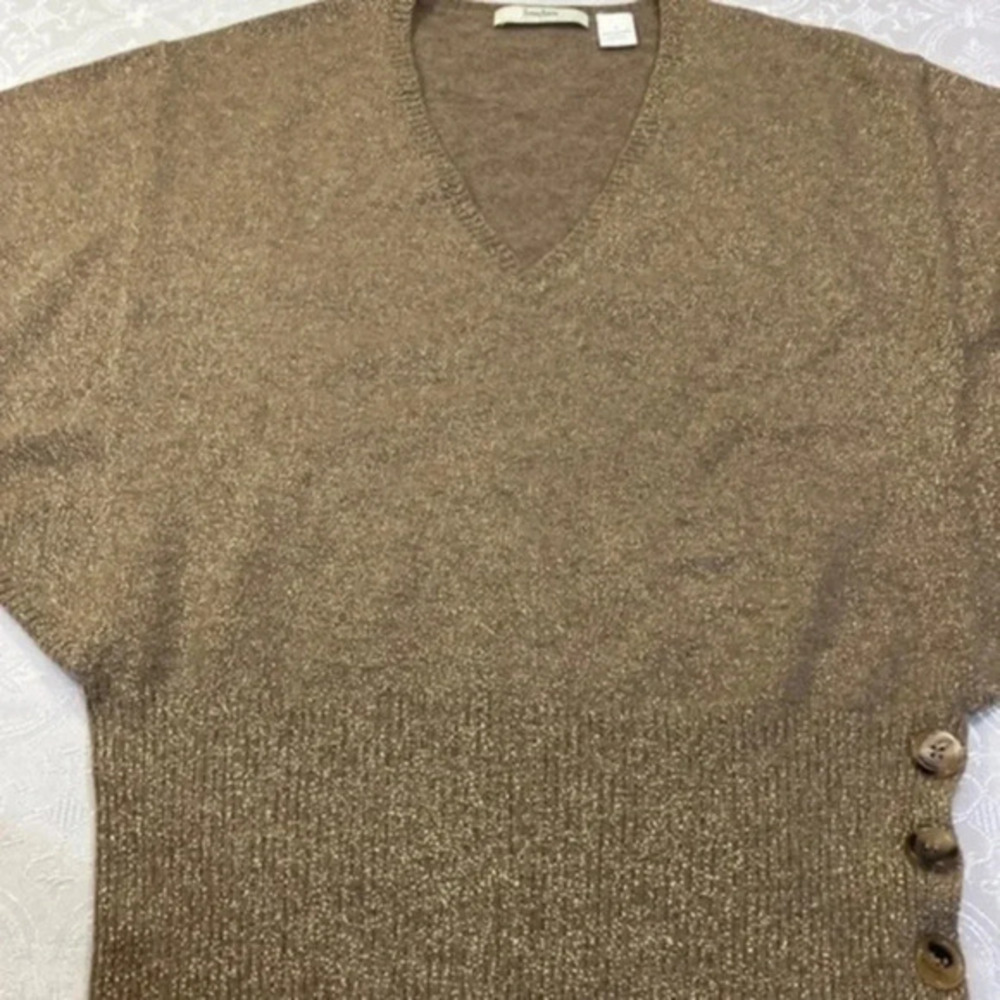 Neiman Marcus  cashmere collection women blouse L